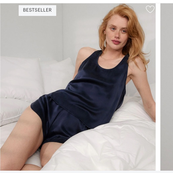 Lunya Navy Women's Sleepwear Set - Picture 2 of 7